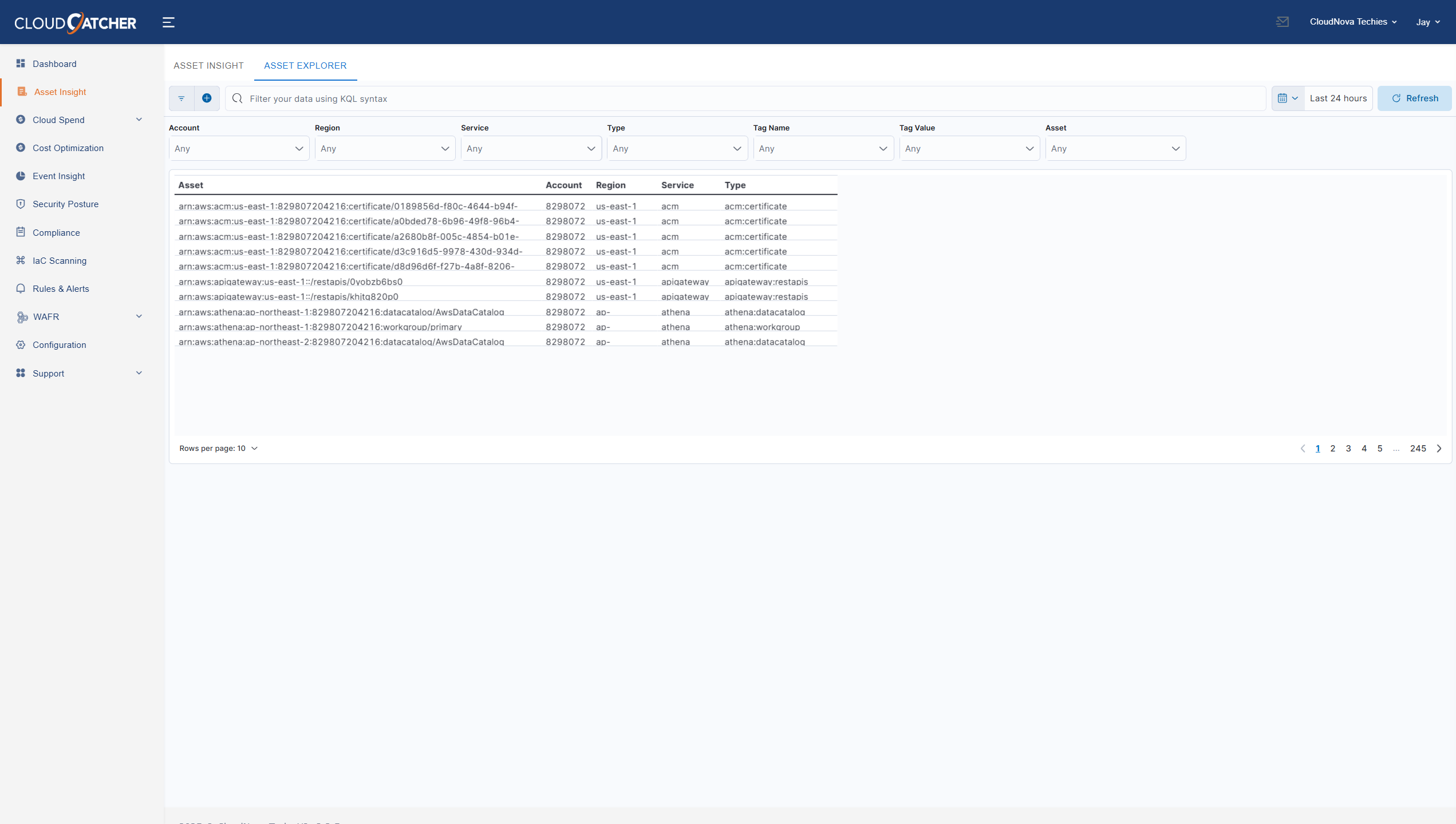 Cloudcatcher Feature View