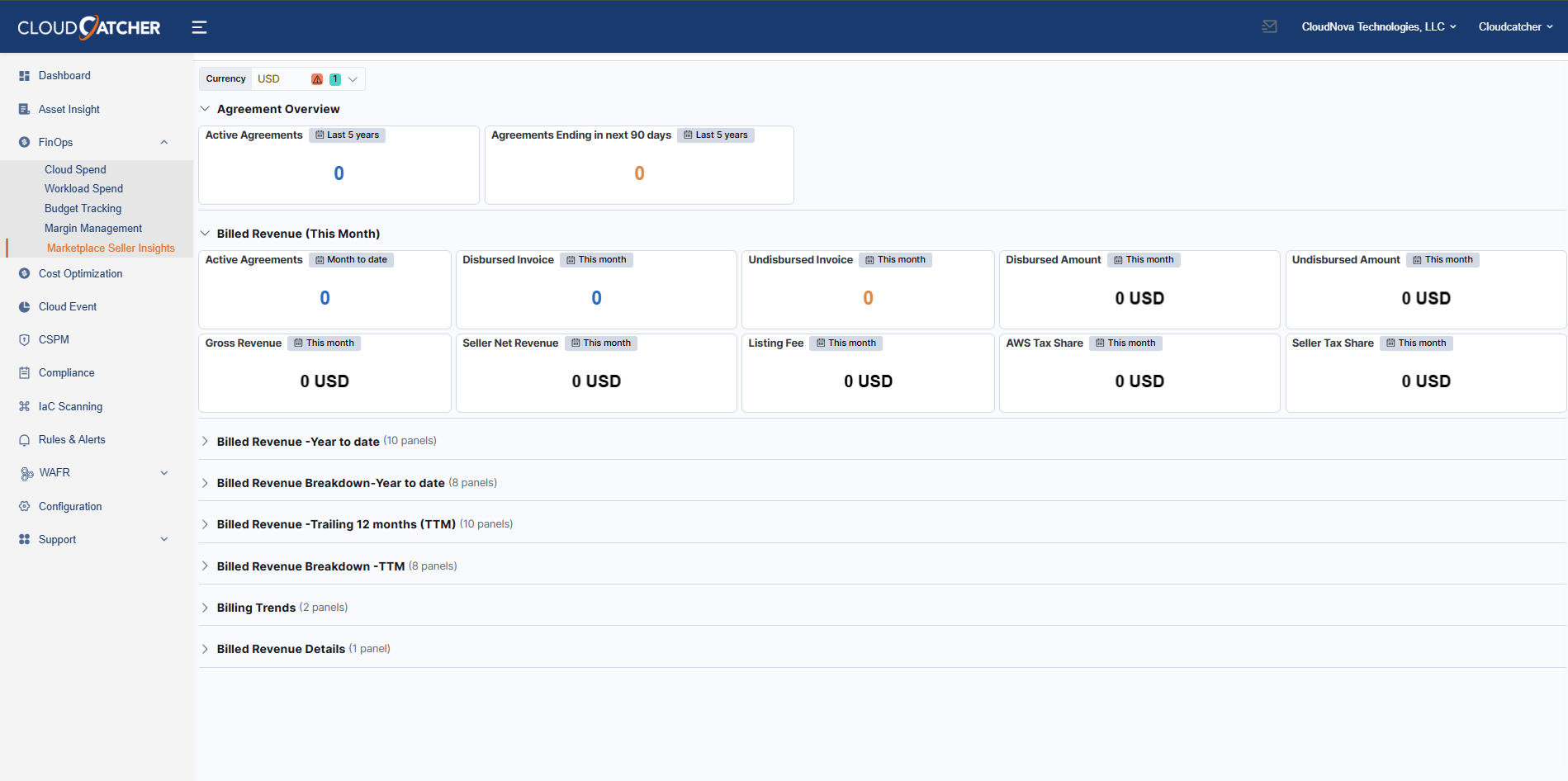 Vendor Marketplace Dashboard