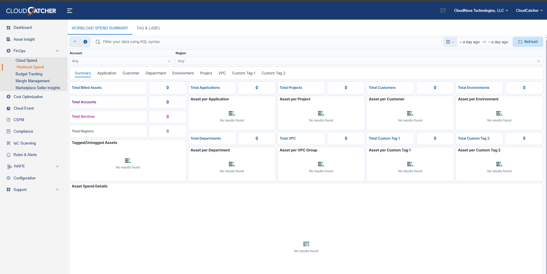 Cloudcatcher Spend Allocation